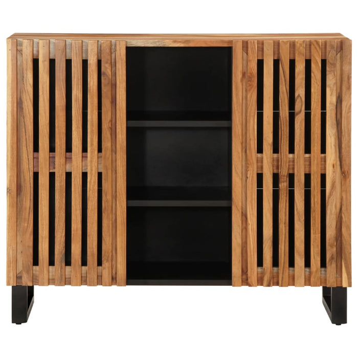 Credenza 90x34x75 cm in Legno Massello di Acacia 377575