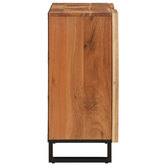 Credenza 90x34x75 cm in Legno Massello di Acacia 377575
