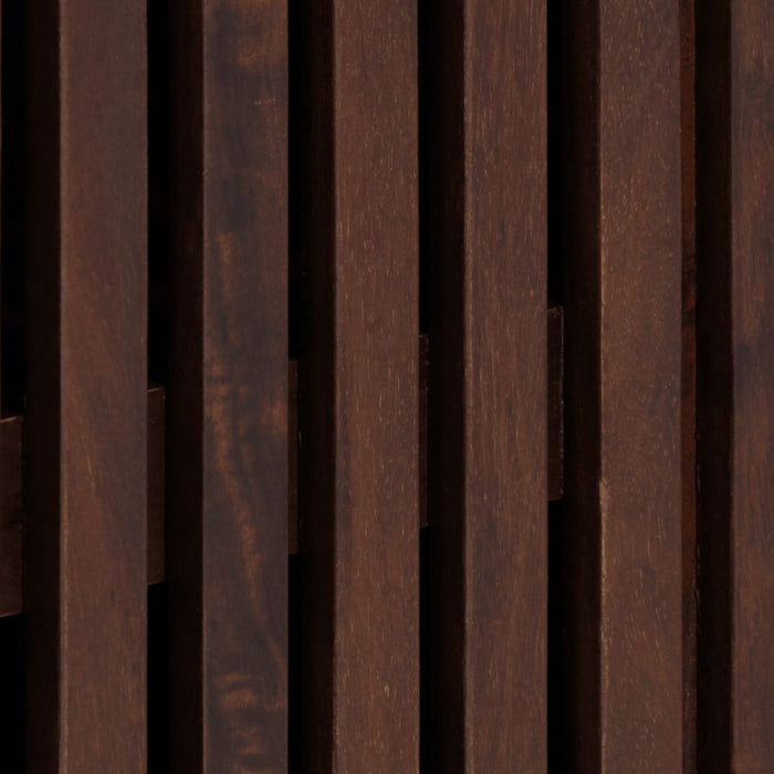 vidaXL Credenza Marrone 90x34x75 cm in Legno Massello di Mango