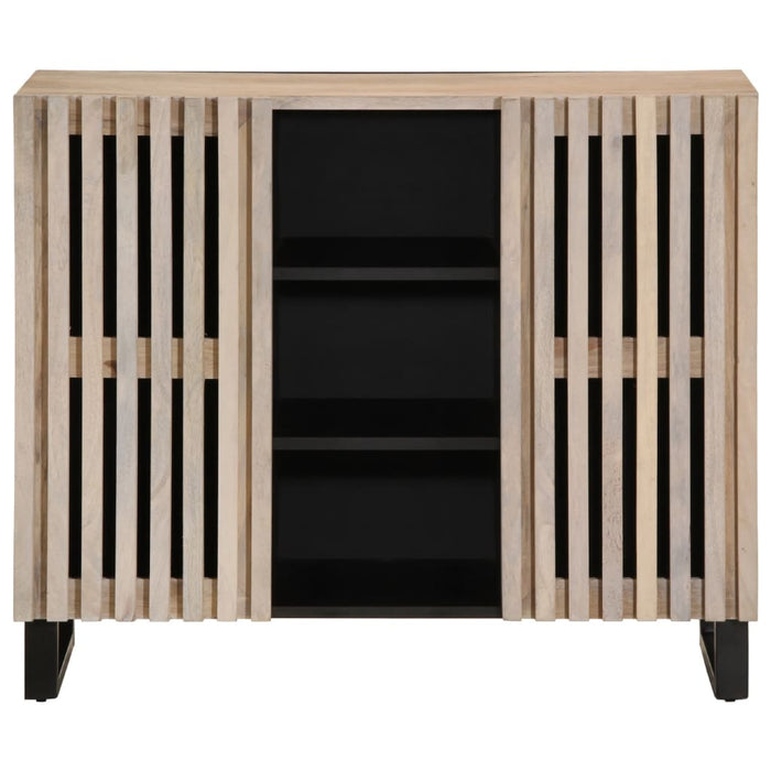 vidaXL Credenza 90x34x75 cm in Legno Massello di Mango