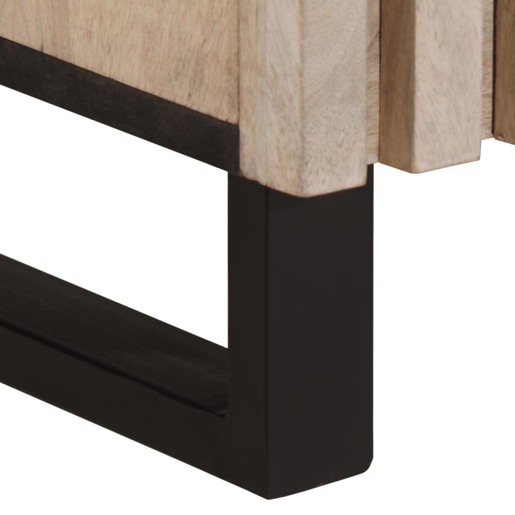 vidaXL Credenza 90x34x75 cm in Legno Massello di Mango