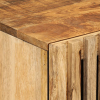 vidaXL Credenza 40x34x110 cm in Legno Massello di Mango Grezzo