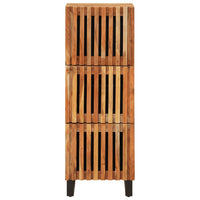 Credenza-Buffet-Armadio da cucina 40x34x110 cm in Legno Massello d'Acacia 166987