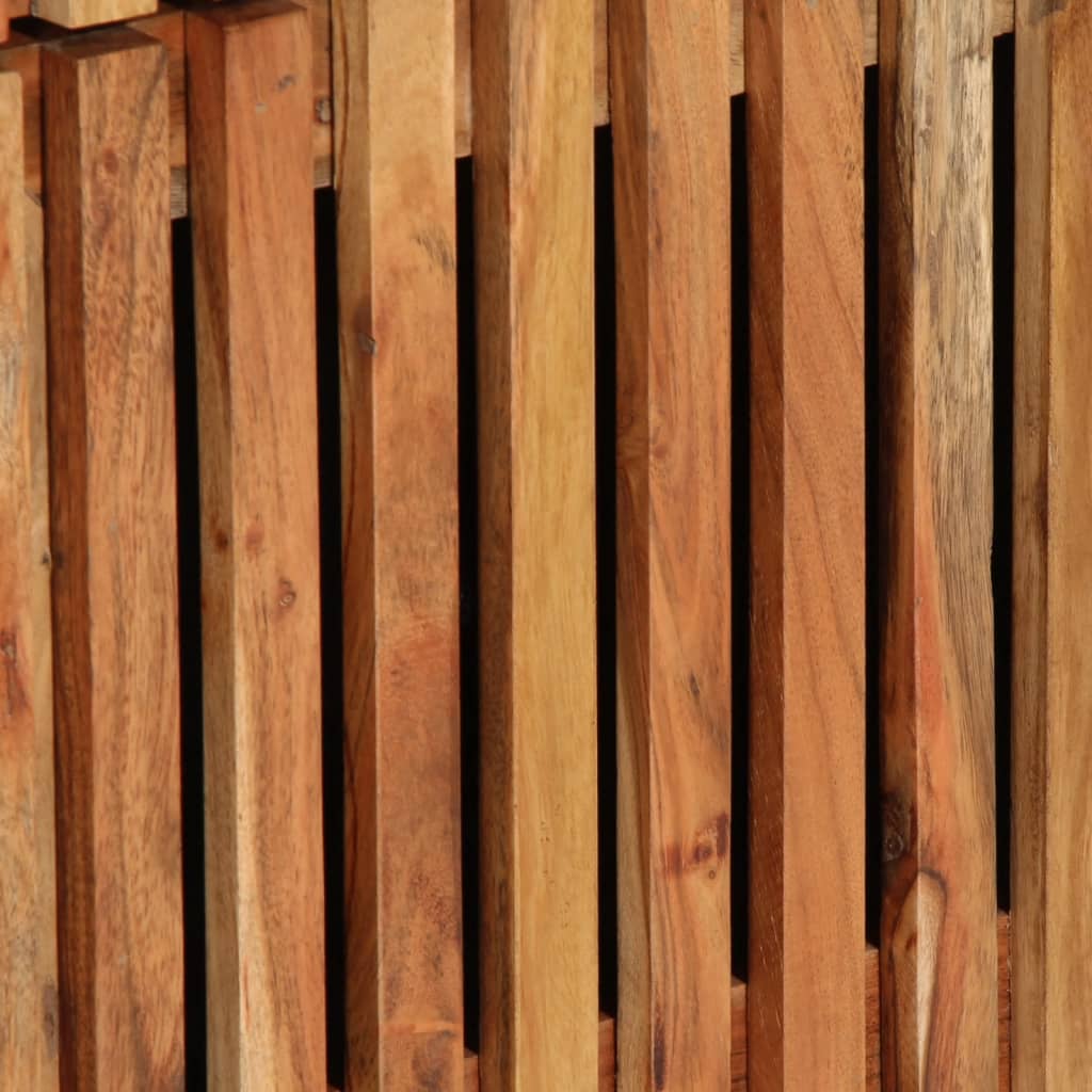 vidaXL Credenza 40x34x110 cm in Legno Massello d'Acacia