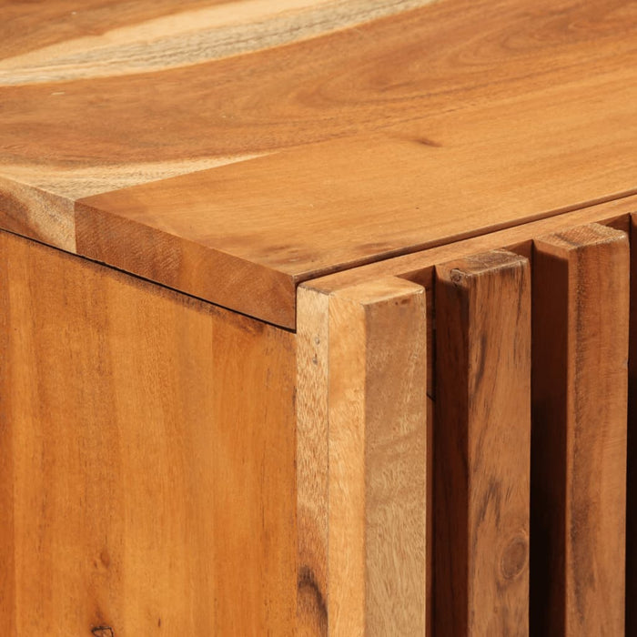 vidaXL Credenza 60x34x100 cm in Legno Massello di Acacia