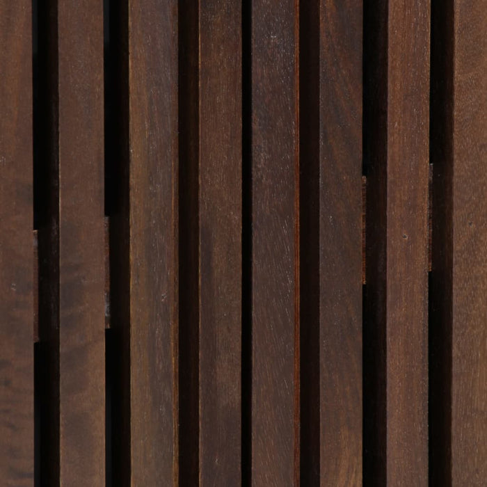 vidaXL Credenza Marrone 60x34x100 cm in Legno Massello di Mango