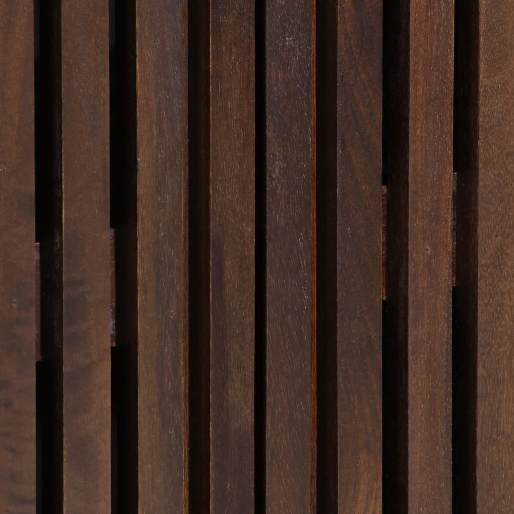 Credenza Marrone 60x34x100 cm in Legno Massello di Mango 377586