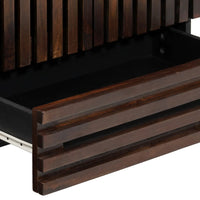 Credenza Marrone 60x34x100 cm in Legno Massello di Mango 377586