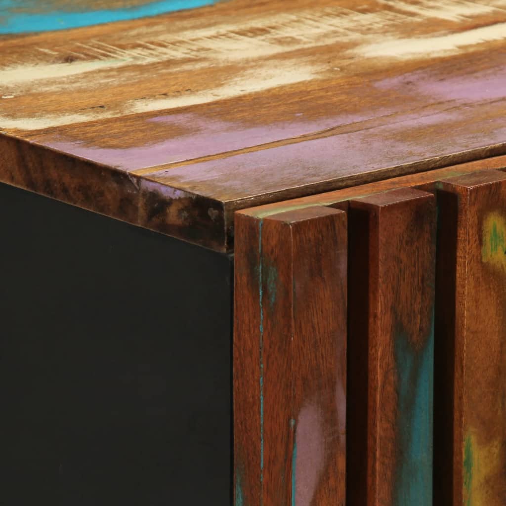 vidaXL Credenza 60x34x100 cm in Legno Massello di Acacia