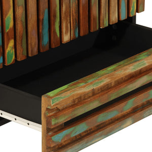 vidaXL Credenza 60x34x100 cm in Legno Massello di Acacia