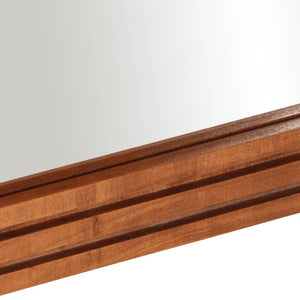 Specchio da bagno-Specchio per Bagno 50x70 cm in Legno Massello di Acacia e Vetro 650375