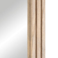 vidaXL Specchio da Bagno 50x70 cm in Legno Massello di Mango e Vetro