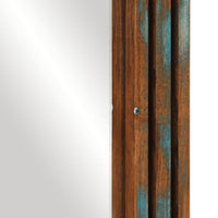 Specchio da Bagno 50x70 cm in Legno Massello di Acacia e Vetro 377593