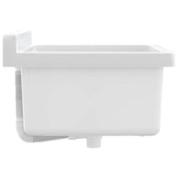 Lavabo a Parete Bianco 40x40x24 cm in Resina