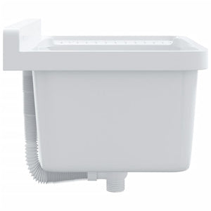 Lavabo a Parete Bianco 50x35x24 cm in Resina 4002794