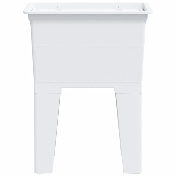 Vasca per Lavanderia Bianca 59x41x75 cm in Resina