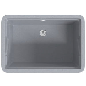 vidaXL Vasca per Lavanderia Grigia 59x41x75 cm in Resina
