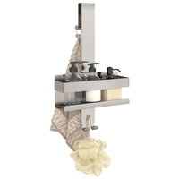 Mensola da Doccia Pensile in Acciaio Inox 304 Spazzolato 4004901