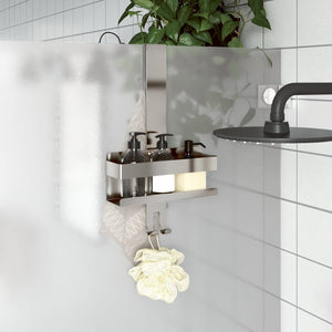 Mensola da Doccia Pensile in Acciaio Inox 304 Spazzolato 4004901