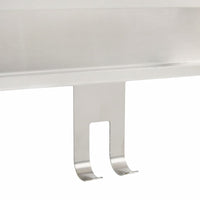 Mensola da Doccia Pensile in Acciaio Inox 304 Spazzolato 4004903