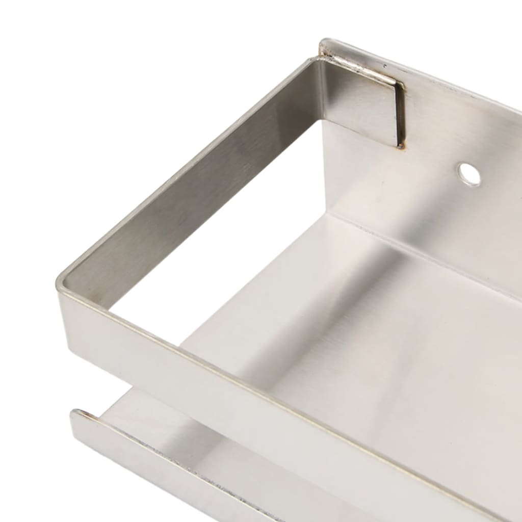 Mensola per Doccia 30x10x6 cm in Acciaio Inox 304 Spazzolato 4004905