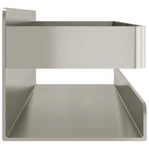 Mensola per Doccia 23x6,5x6 cm in Acciaio Inox 304 Spazzolato 4004906