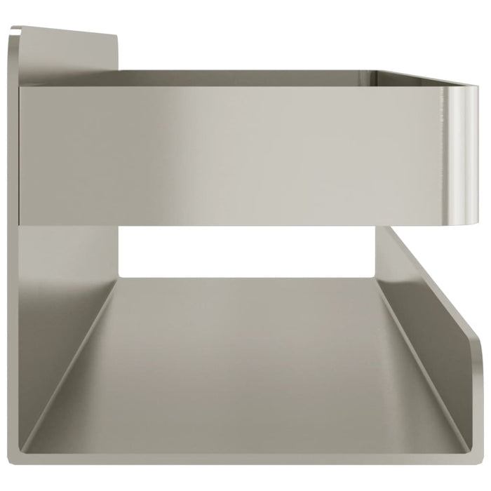 Mensola per Doccia 23x6,5x6 cm in Acciaio Inox 304 Spazzolato 4004906