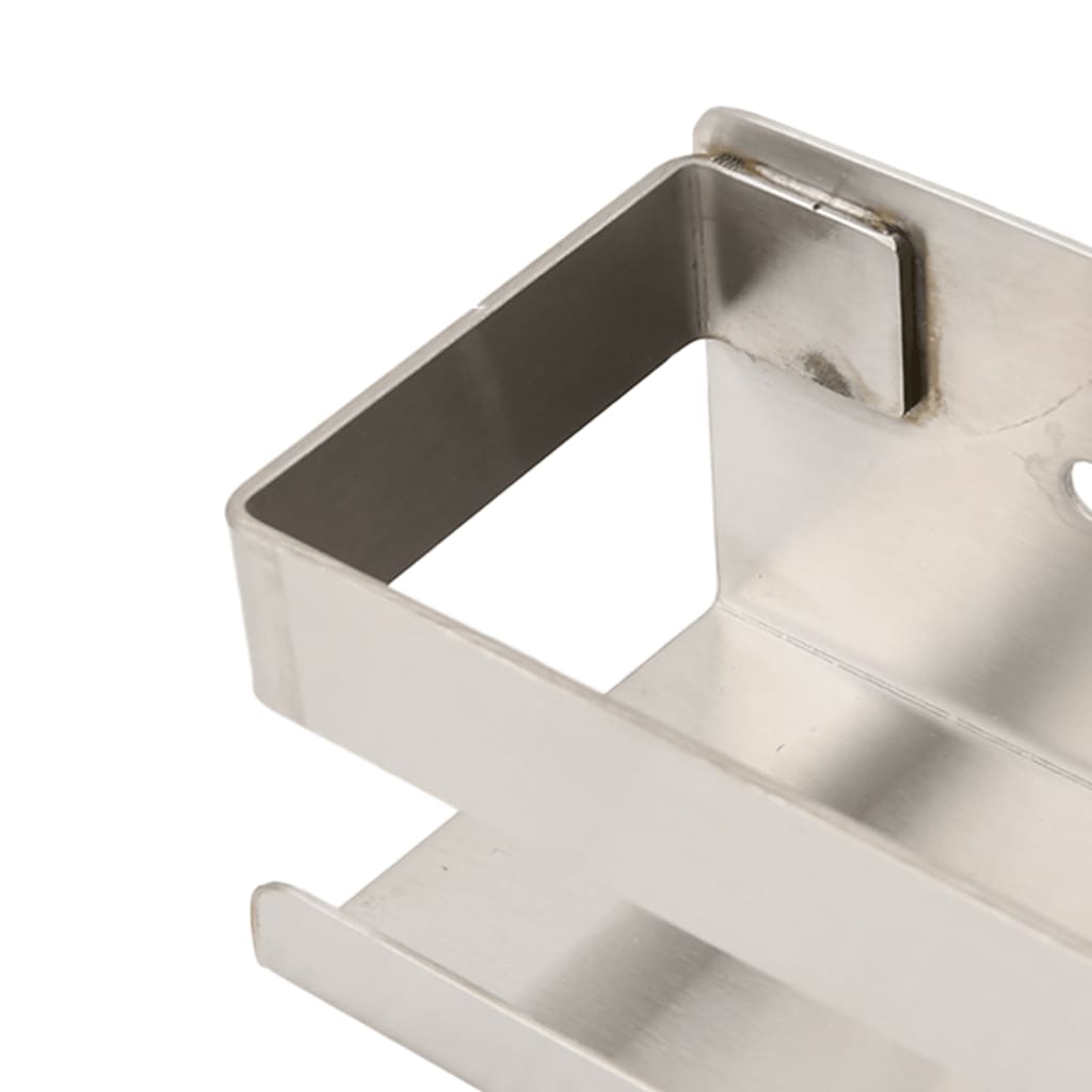 Mensola per Doccia 23x6,5x6 cm in Acciaio Inox 304 Spazzolato 4004906