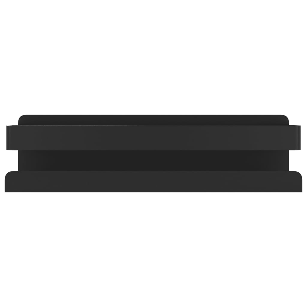 Mensola Doccia Nera Opaca 23x6,5x6 Acciaio Inox 304 Spazzolato 4004908