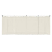 Gazebo con Tende Crema 6x3 m in Acciaio 4003920