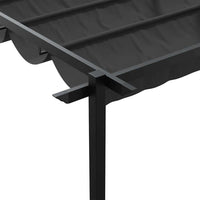 vidaXL Gazebo a Muro Antracite Acciaio
