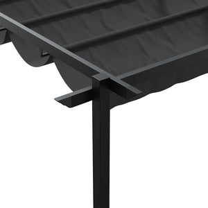 Gazebo a Muro Antracite Acciaio 4003972