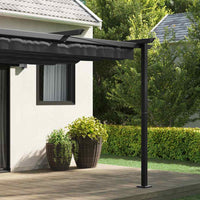 Gazebo a Muro Antracite Acciaio 4003972