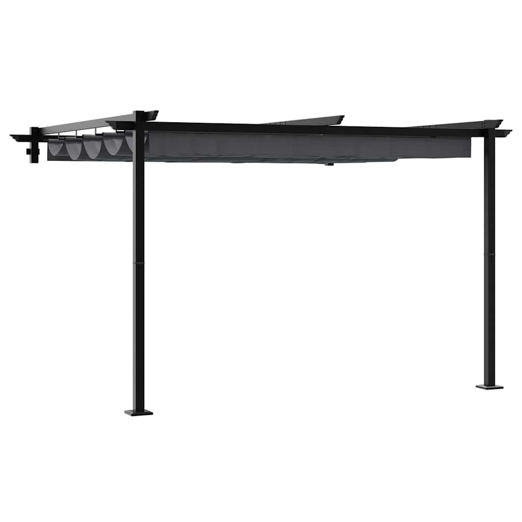 Gazebo a Muro Antracite Acciaio 4003972