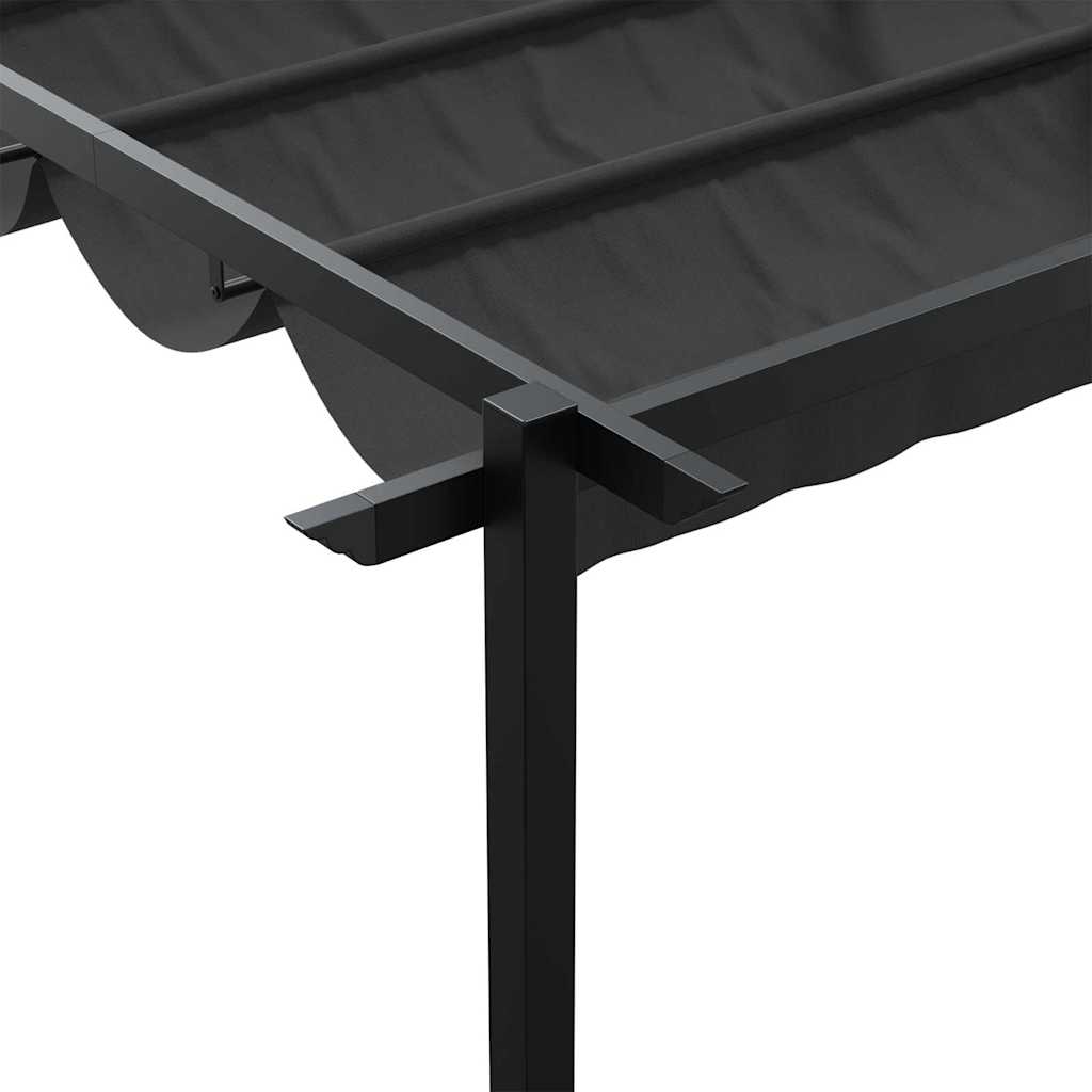 Gazebo a Muro Antracite Acciaio 4003975