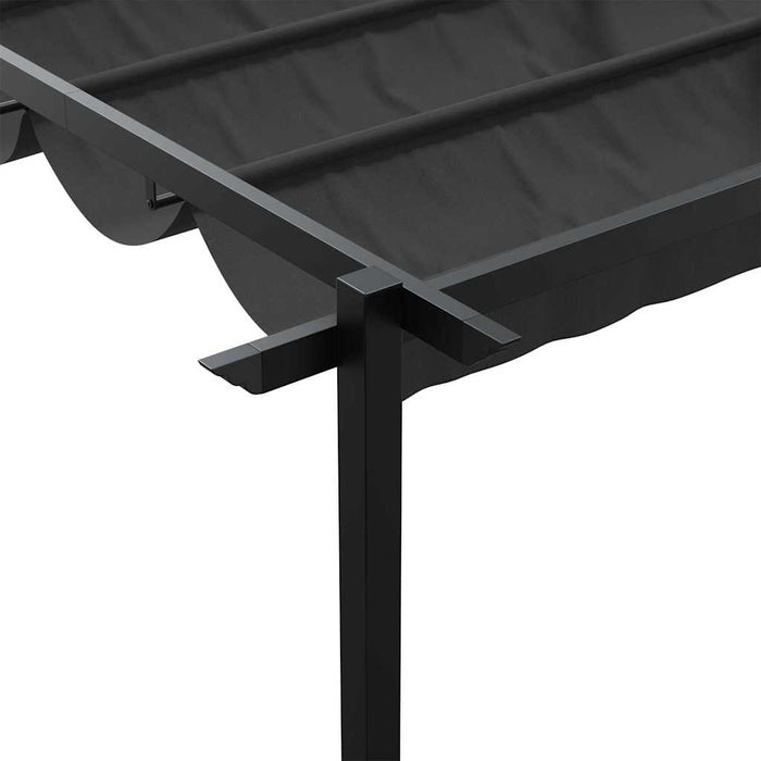 Gazebo a Muro Antracite Acciaio 4003975