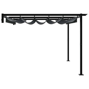 Gazebo a Muro Antracite Acciaio 4003975