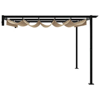 Gazebo a Muro Talpa Acciaio 4003976