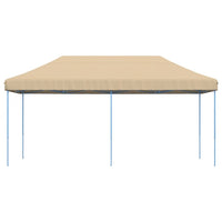 Tenda da Festa Pieghevole Pop-Up Beige 580x292x315 cm