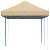 Tenda da Festa Pieghevole Pop-Up Beige 580x292x315 cm