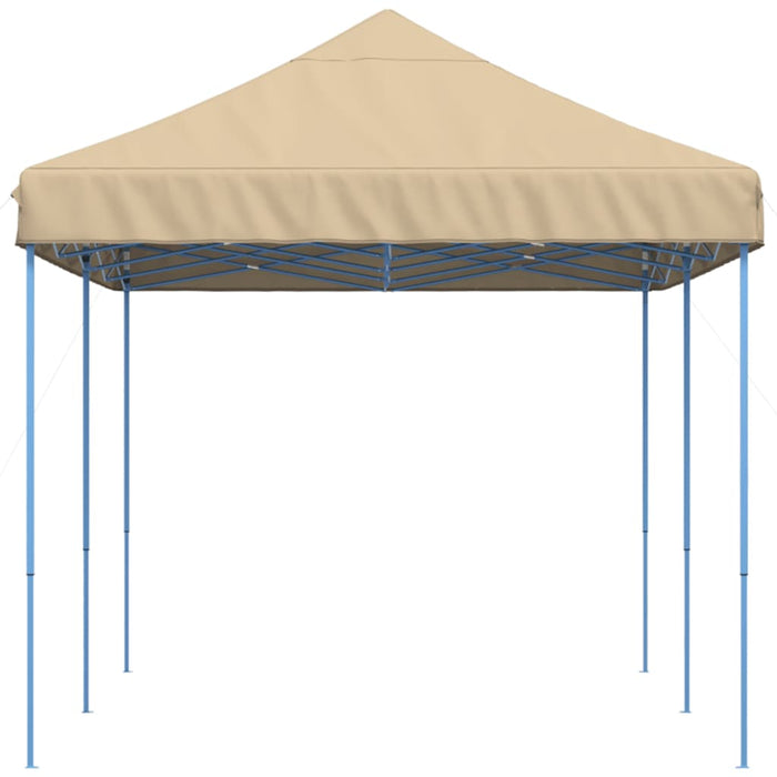 Tenda da Festa Pieghevole Pop-Up Beige 580x292x315 cm