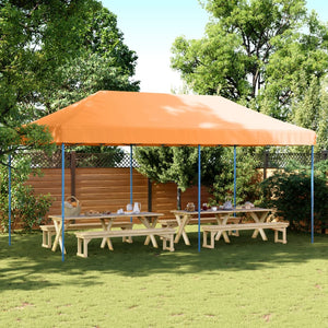 Tenda da Festa Pieghevole Pop-Up Arancione 580x292x315 cm 4004937