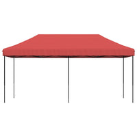 Tenda da Festa Pieghevole Pop-Up Bordò 580x292x315 cm