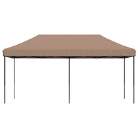 Tenda da Festa Pieghevole Pop-Up Tortora 580x292x315 cm