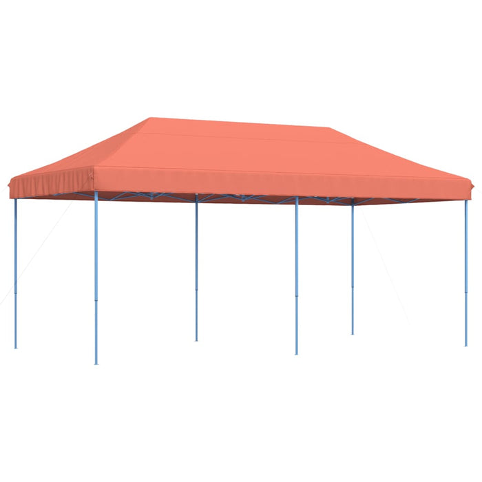 Tenda da Festa Pieghevole Pop-Up Terracotta 580x292x315 cm