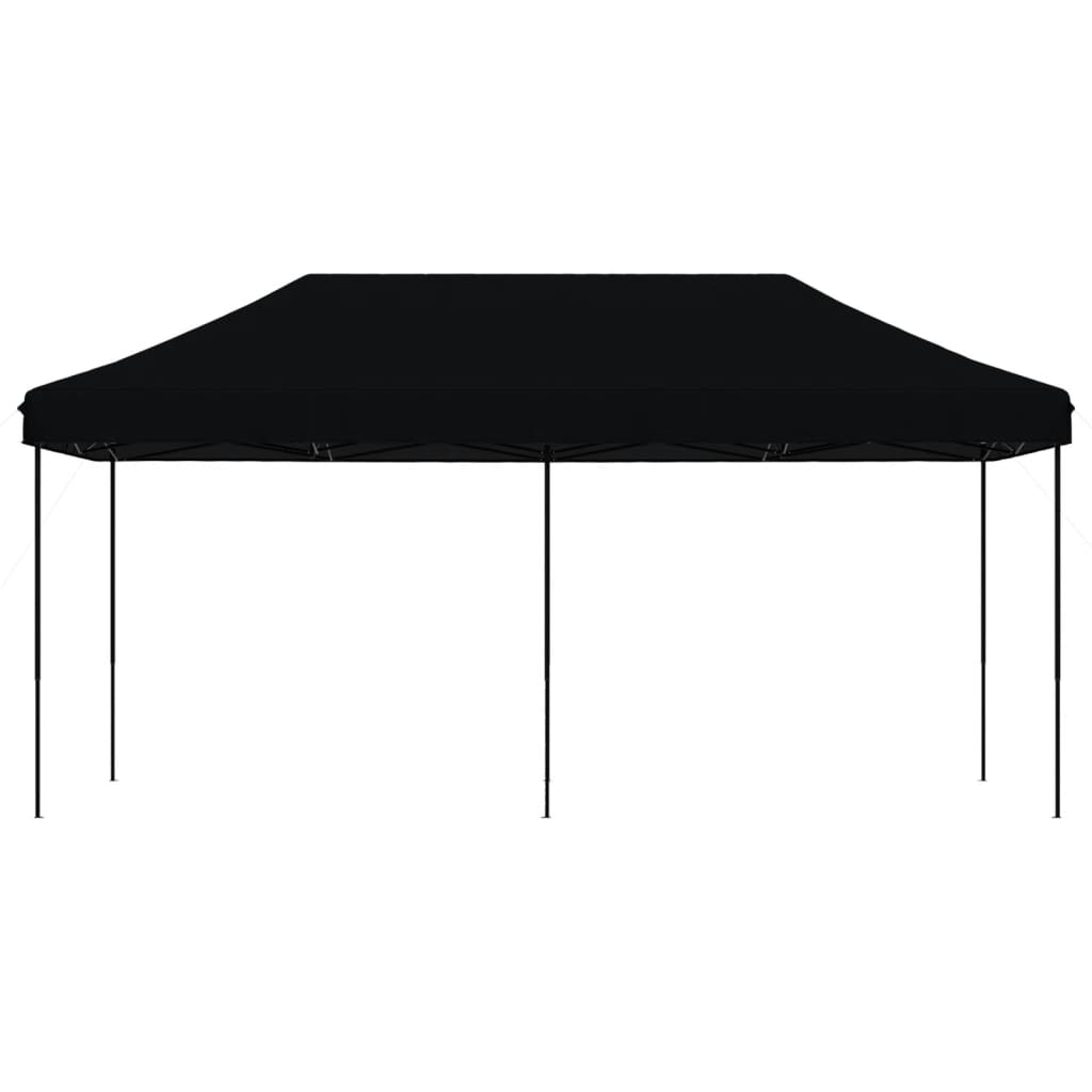 Tenda da Festa Pieghevole Pop-Up Nero 580x292x315 cm