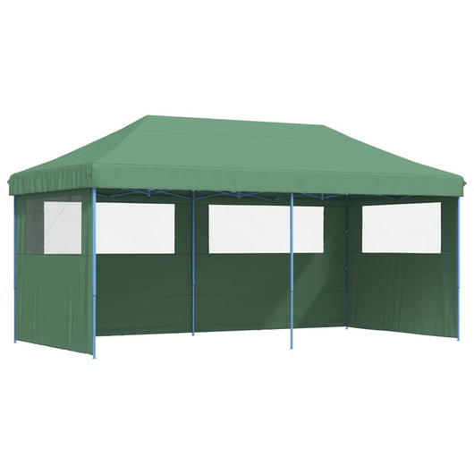 Tendone per Feste Pieghevole Pop-Up con 3 Pareti Verde 4004944