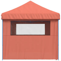 Tendone per Feste Pieghevole Pop-Up con 4 Pareti Terracotta 4004957