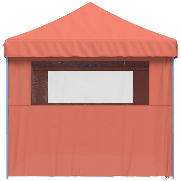 Tendone per Feste Pieghevole Pop-Up con 4 Pareti Terracotta 4004957