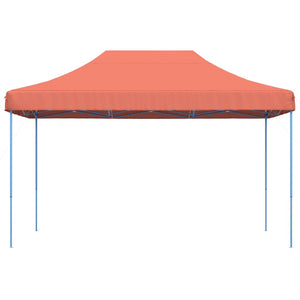 Tenda da Festa Pieghevole Pop-Up Terracotta 440x292x315 cm